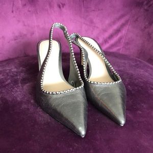 New Zara slingback low heels